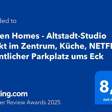 아파트 Lumen Homes - Altstadt-studio Direkt Im Zentrum, Kueche, Oeffentlicher Parkplatz Ums Eck