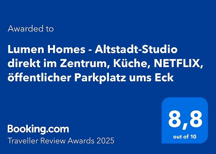 Apartmán Lumen Homes - Altstadt-studio Direkt Im Zentrum, Kueche, Oeffentlicher Parkplatz Ums Eck